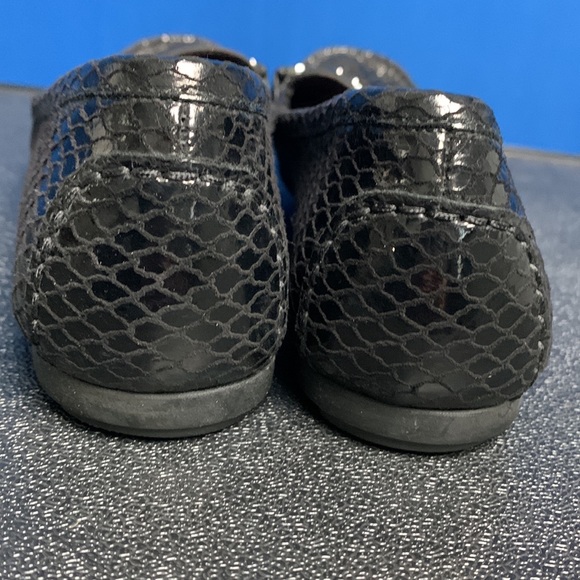 Stuart Weitzman Black snake loafers - Picture 4 of 5